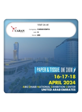 We will be at the Paper & Tissue One Show, between 16-18 April